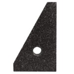 Granite inspection square 90° triangular shape 100x63x17 mm DIN 876/0